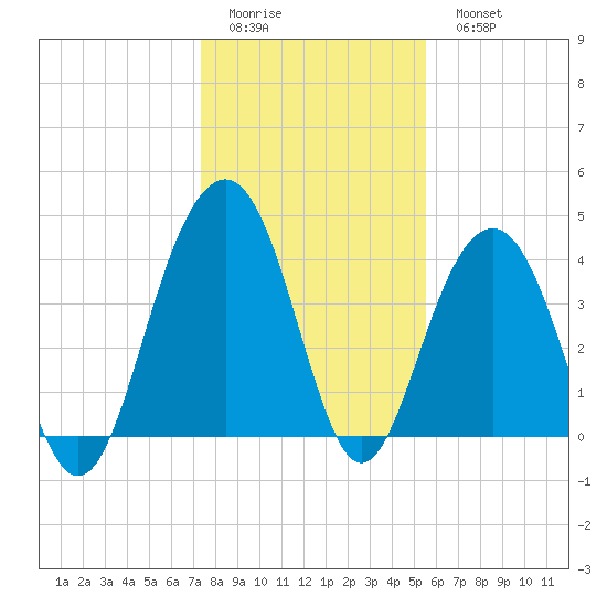 North Dewees Island tide chart for Friday, January 12, 2024