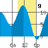 Nuka Passage tide chart for Tuesday, February 9, 2021