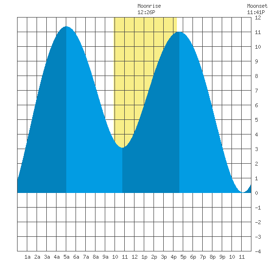 Nuka Passage tide chart for Friday, January 7, 2022