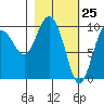 Nuka Passage tide chart for Tuesday, February 25, 2025