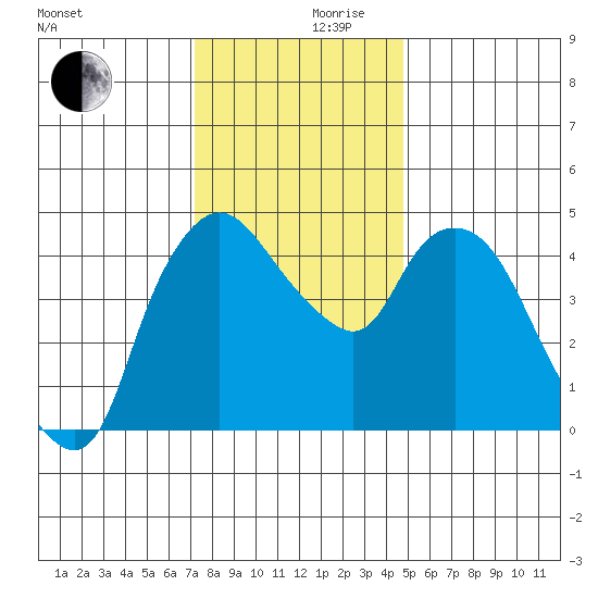 Nurse Slough tide chart for Friday, December 10, 2021