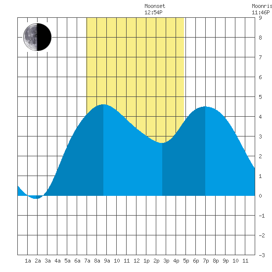 Nurse Slough tide chart for Friday, November 22, 2024