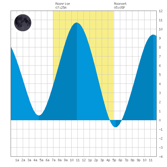 Nut Island tide chart for Wednesday, January 29, 2025