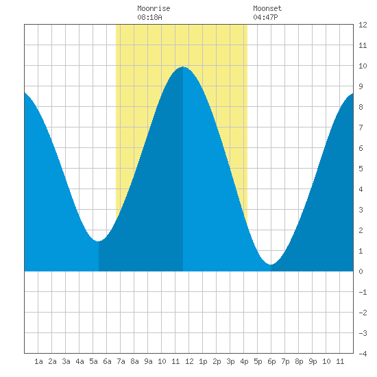 Nut Island tide chart for Friday, November 21, 2025