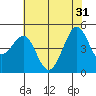 Golden Gate Park tide chart for Friday, May 31, 2024