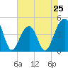 Capers Island tide chart for Saturday, May 25, 2024