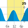 Capers Island tide chart for Tuesday, June 25, 2024