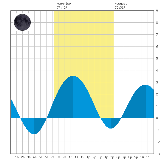 Old Rice Mill tide chart for Friday, December 23, 2022