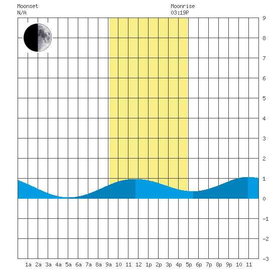 Olga Bay (A. P. A. Cannery) tide chart for Monday, November 20, 2023