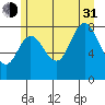 Olga Point tide chart for Saturday, July 31, 2021