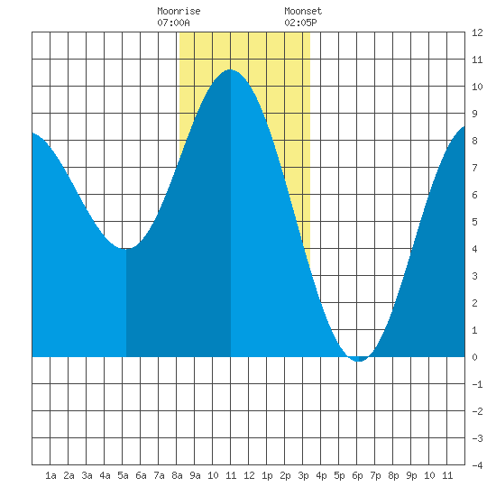 Olga Point tide chart for Friday, November 29, 2024