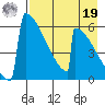 Omakstalia Point tide chart for Monday, August 19, 2024