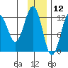 Onion Bay tide chart for Thursday, December 12, 2024