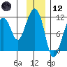 Orca tide chart for Tuesday, January 12, 2021