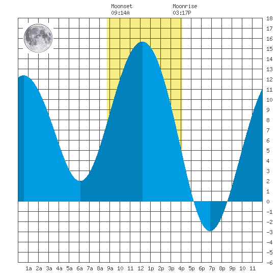 Orca tide chart for Friday, November 15, 2024