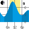 Orcas tide chart for Sunday, January 9, 2022