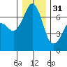 Orcas tide chart for Saturday, December 31, 2022