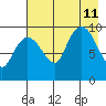 Beauty Bay tide chart for Sunday, August 11, 2024