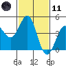 Pacific Mariculture Dock tide chart for Thursday, February 11, 2021