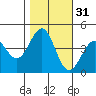 Pacific Mariculture Dock tide chart for Thursday, October 31, 2024