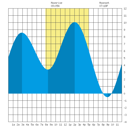 Palix River tide chart for Tuesday, January 20, 2026