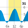Palm Valley tide chart for Sunday, January 31, 2021