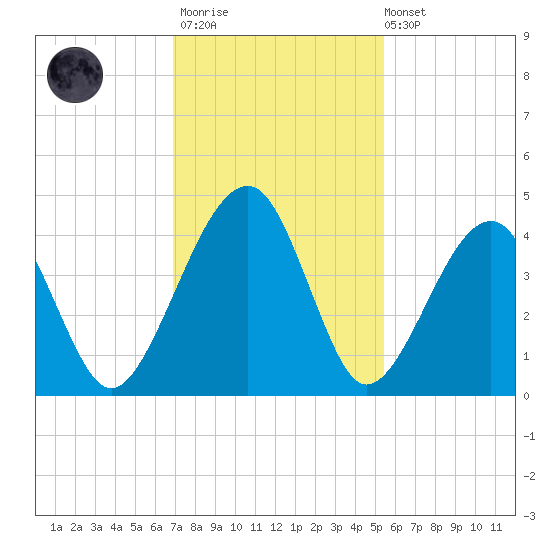 Palm Valley tide chart for Thursday, November 20, 2025
