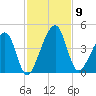 Palm Valley tide chart for Sunday, November 9, 2025