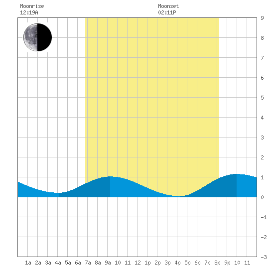 Palmetto Bluff tide chart for Tuesday, August 8, 2023