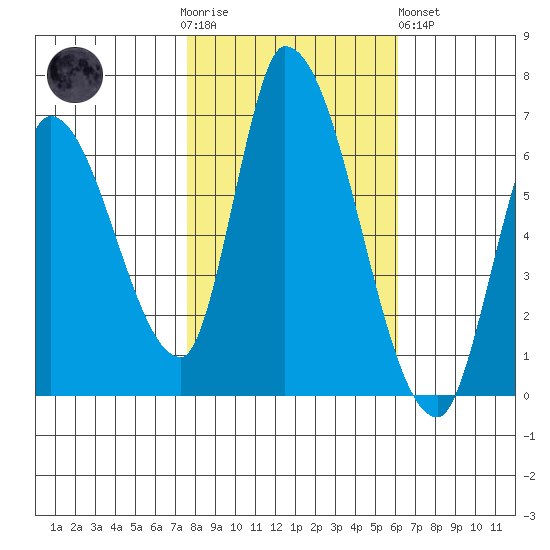 Palo Alto tide chart for Thursday, November 4, 2021