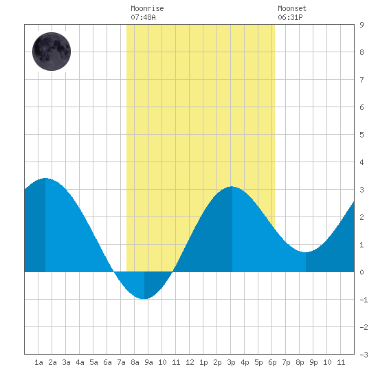 Panacea tide chart for Wednesday, January 29, 2025