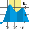 Patos Island tide chart for Sunday, January 31, 2021