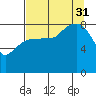 Patton Bay tide chart for Sunday, August 31, 2025