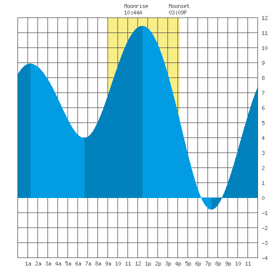 Patton Bay tide chart for Thursday, November 20, 2025