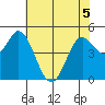 Petaluma River tide chart for Friday, June 5, 2026