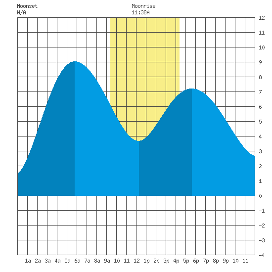 Pete Dahl Slough tide chart for Tuesday, January 19, 2021