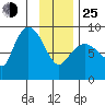 Pete Dahl Slough tide chart for Tuesday, January 25, 2022