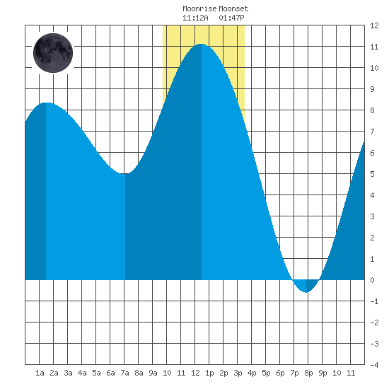 Pete Dahl Slough tide chart for Friday, December 19, 2025