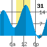 Petersburg tide chart for Tuesday, December 31, 2024