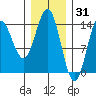 Petersburg tide chart for Saturday, January 31, 2026