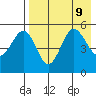 Peterson Bay tide chart for Friday, August 9, 2024