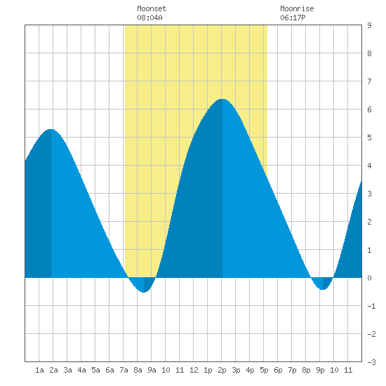 Municipal Pier 11 tide chart for Friday, January 29, 2021