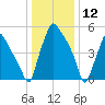 Municipal Pier 11 tide chart for Sunday, January 12, 2025