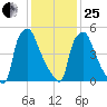 Municipal Pier 11 tide chart for Sunday, January 25, 2026