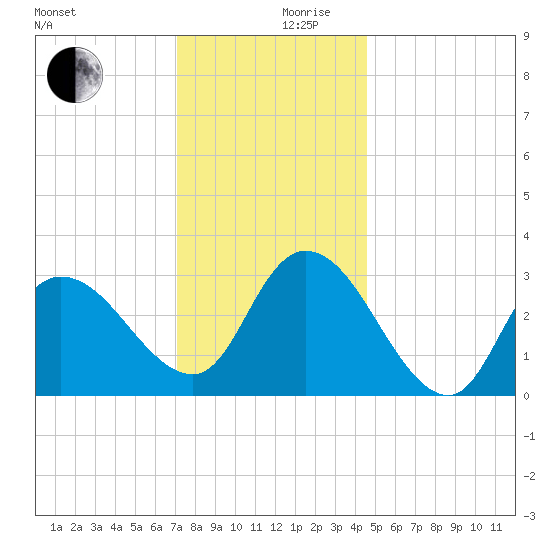 Beesleys Point tide chart for Sunday, December 8, 2024