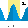 Pinckney Island tide chart for Sunday, December 31, 2023