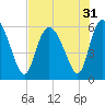 Pine Landing tide chart for Sunday, July 31, 2022