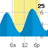 Pine Landing tide chart for Friday, August 25, 2023