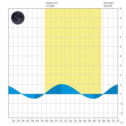 Piney Point tide chart for Sunday, March 10, 2024