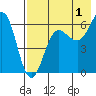Pirate Cove tide chart for Thursday, August 1, 2024